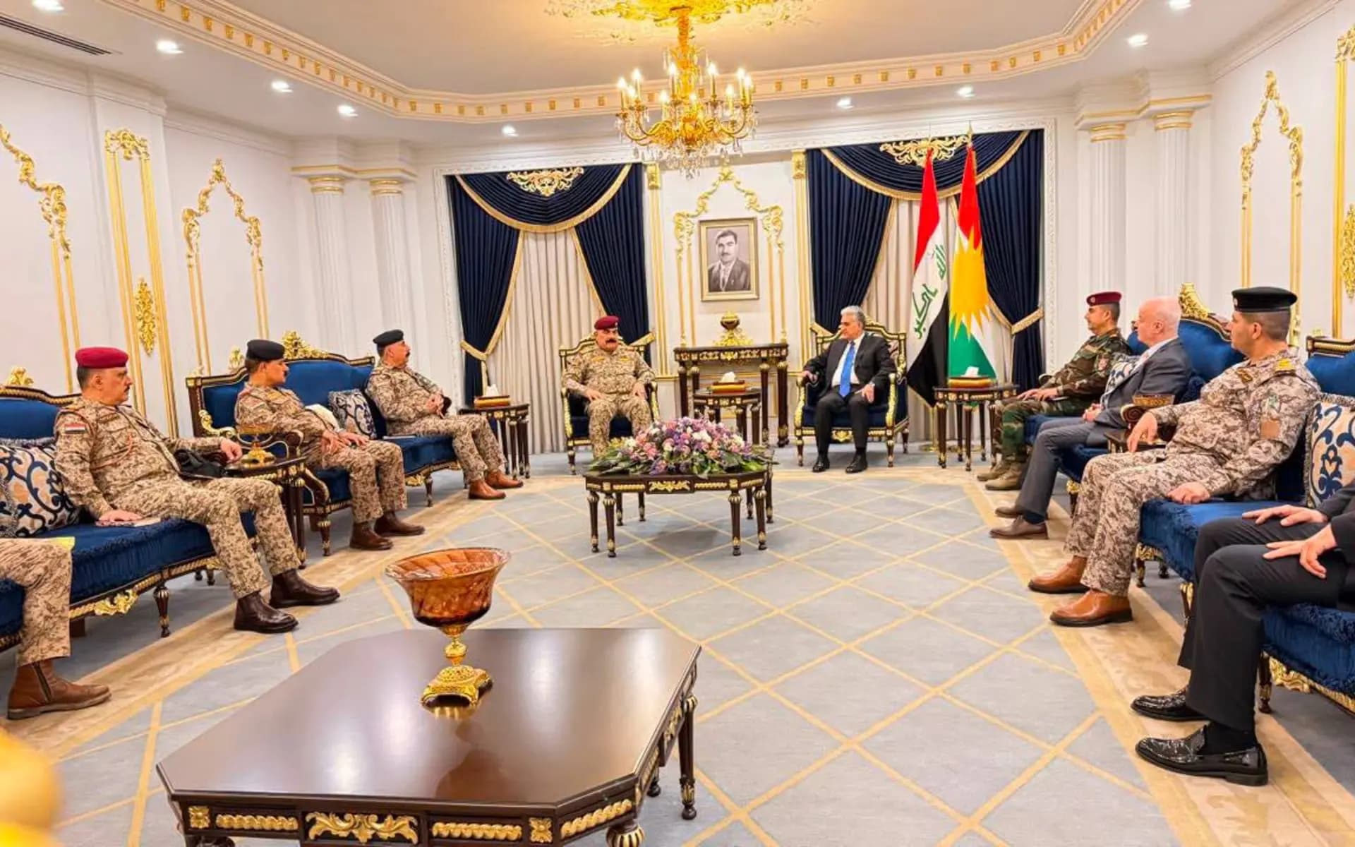 وفد عسكري عراقي رفيع المستوى لنصب أنظمة دفاع جوي في الحقول النفطية بإقليم كوردستان