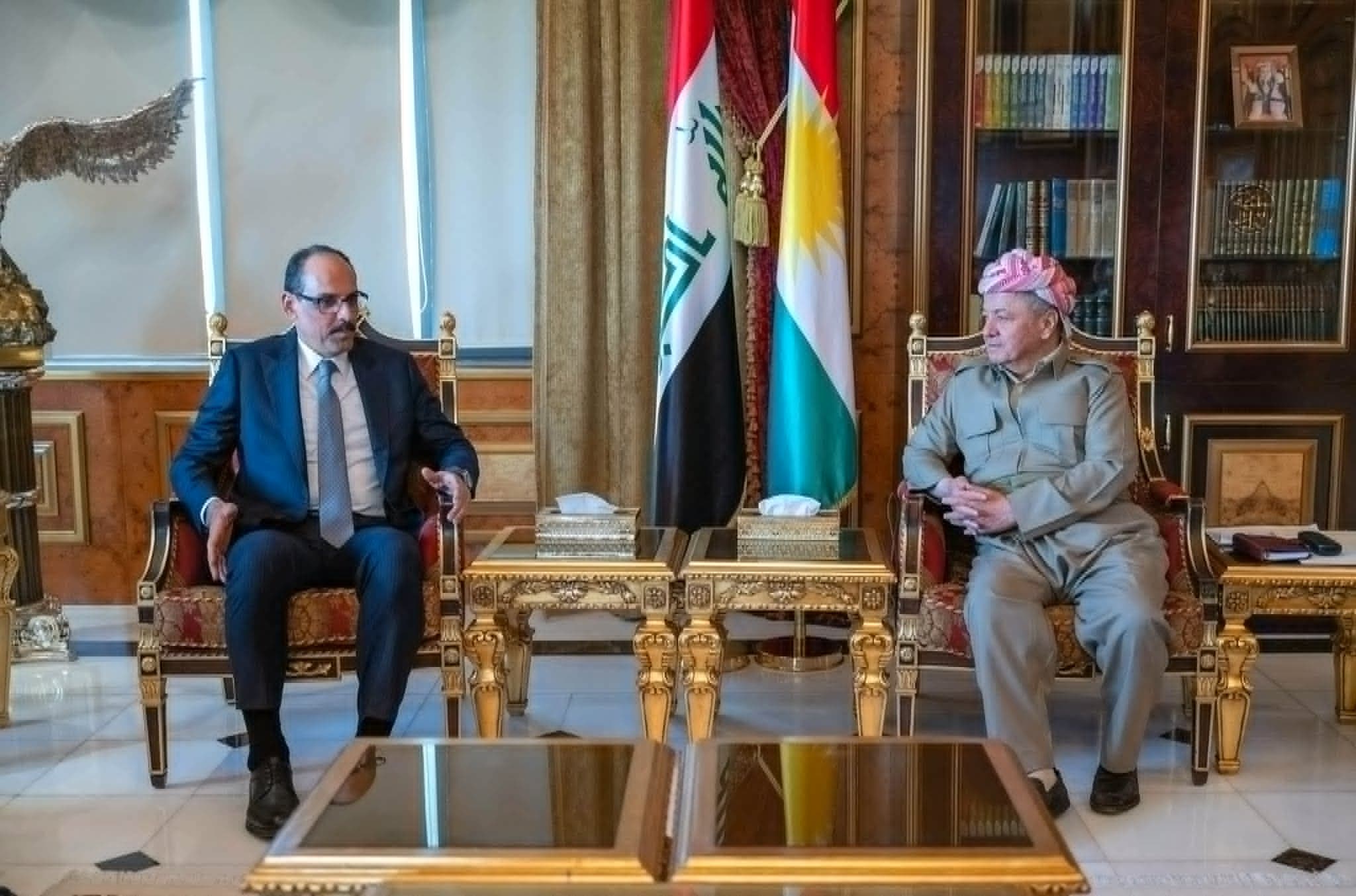 الرئيس بارزاني يبحث مع رئيس الاستخبارات التركي التحديات التي تواجه أمن المنطقة واستقرارها