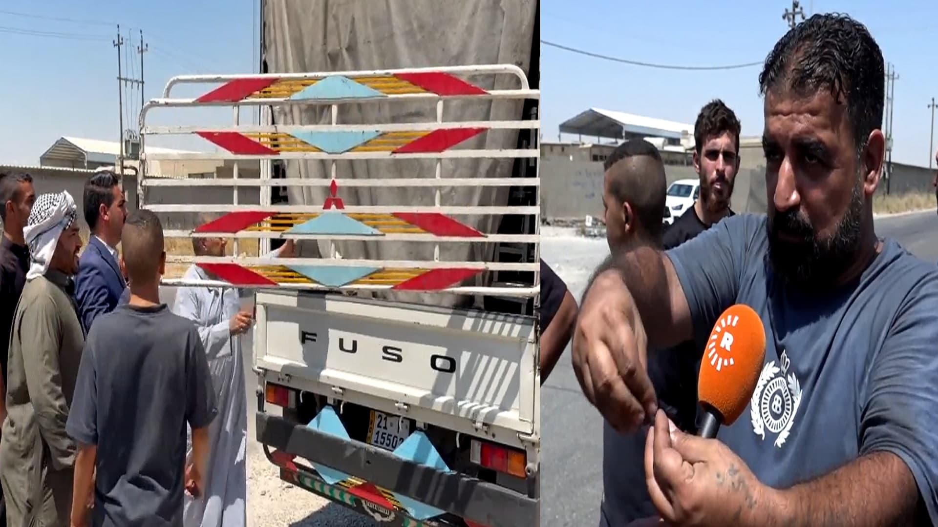 منها دفع مبالغ.. سائقو شاحنات يشكون من عراقيل عدة في نقطة جمارك دارمان شمالي كركوك