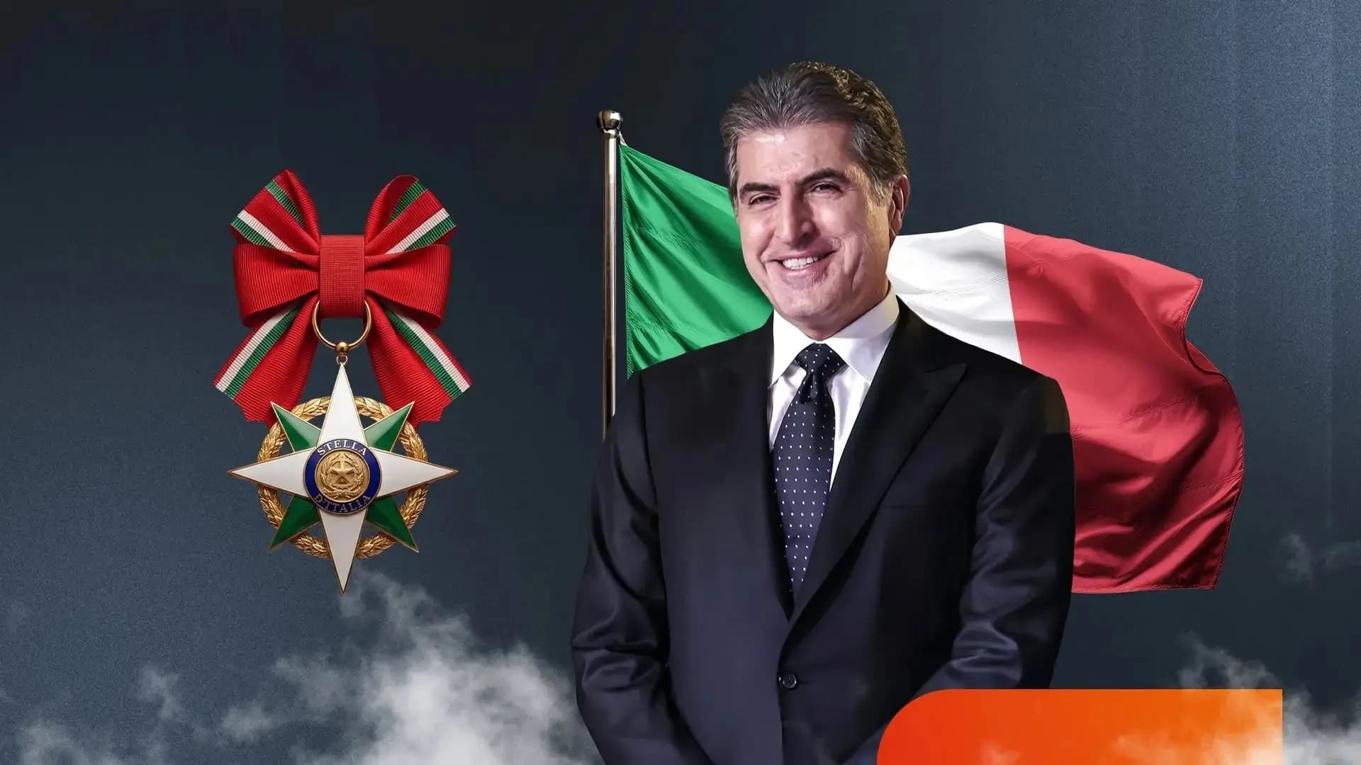اتحاد كتاب كوردستان سوريا يهنئ رئيس إقليم كوردستان بوسام إيطاليا