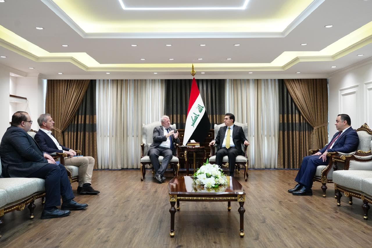 الأتروشي يبحث مع ممثل الأمم المتحدة ملف النازحين وتواجدهم باقليم كوردستان