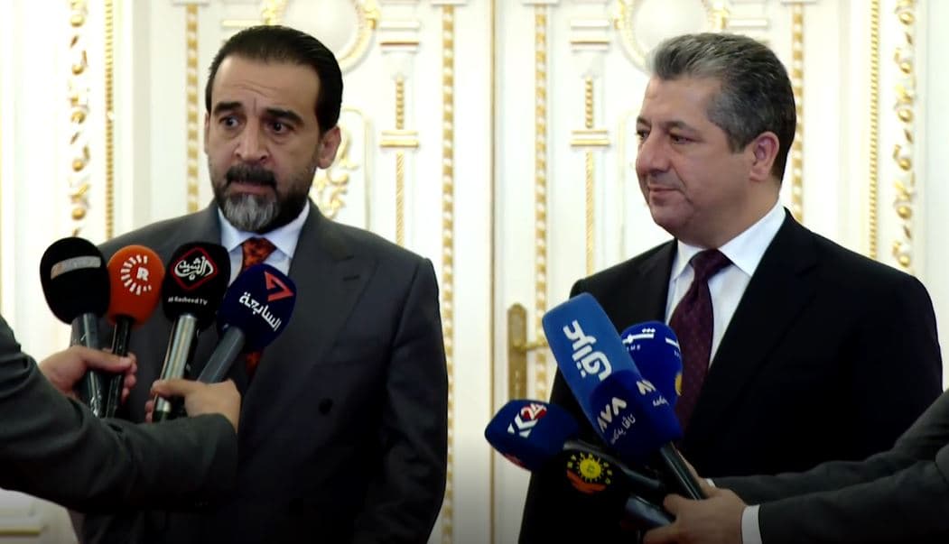 الحلبوسي من أربيل: المصلحة العليا تتطلب منا جميعاً تنسيق المواقف