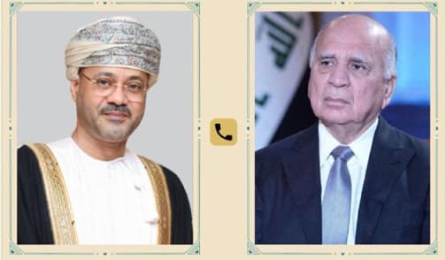 وزير الخارجية العراقي ونظيره العماني يبحثان العقوبات الأميركية على إيران وتداعياتها على المنطقة