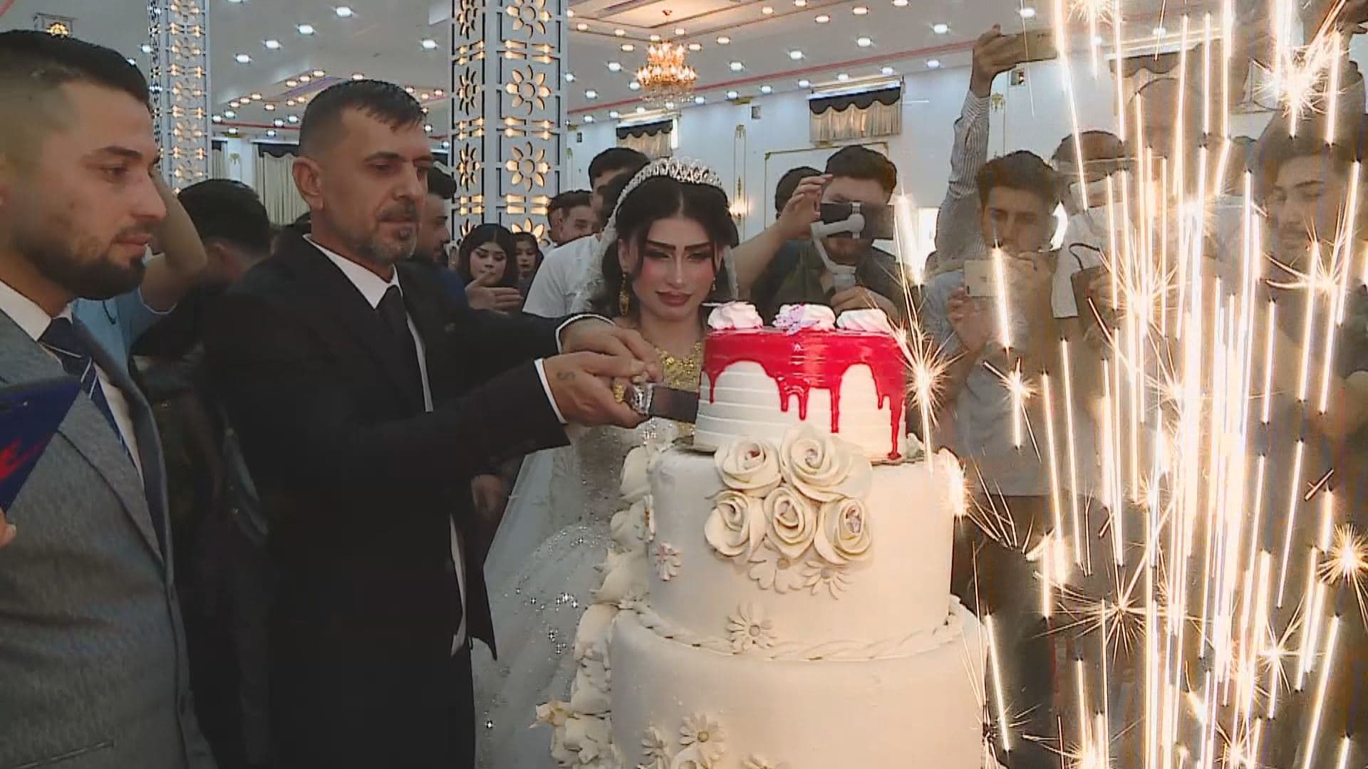قصة احتفال دخيل وسامية من سنجار بزواجهما مرة ثانية بعد فراق 9 سنوات