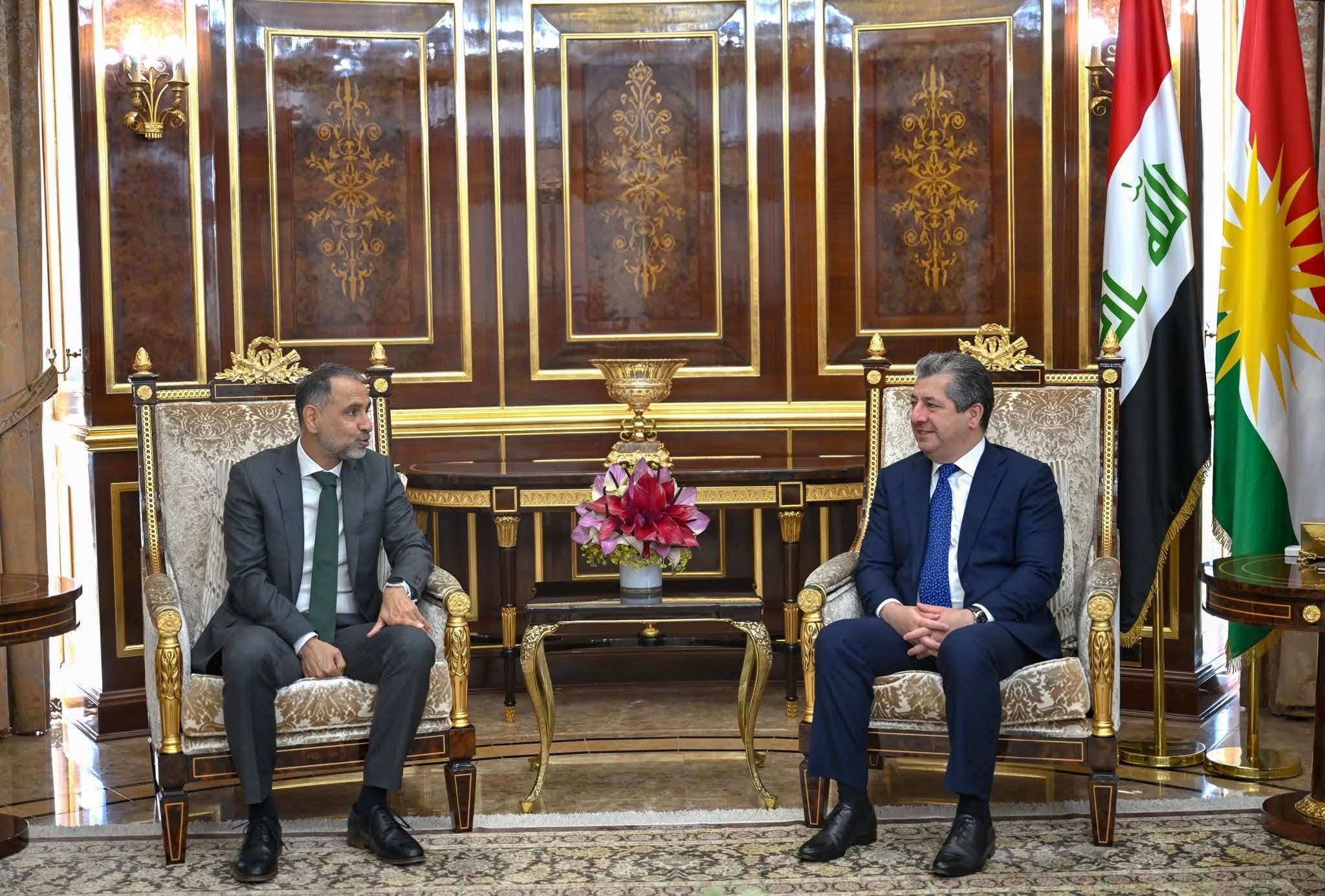 مسرور بارزاني وعرفان صديق يؤكدان دعم الحكومة الاتحادية من أجل حفظ الأمن والاستقرار