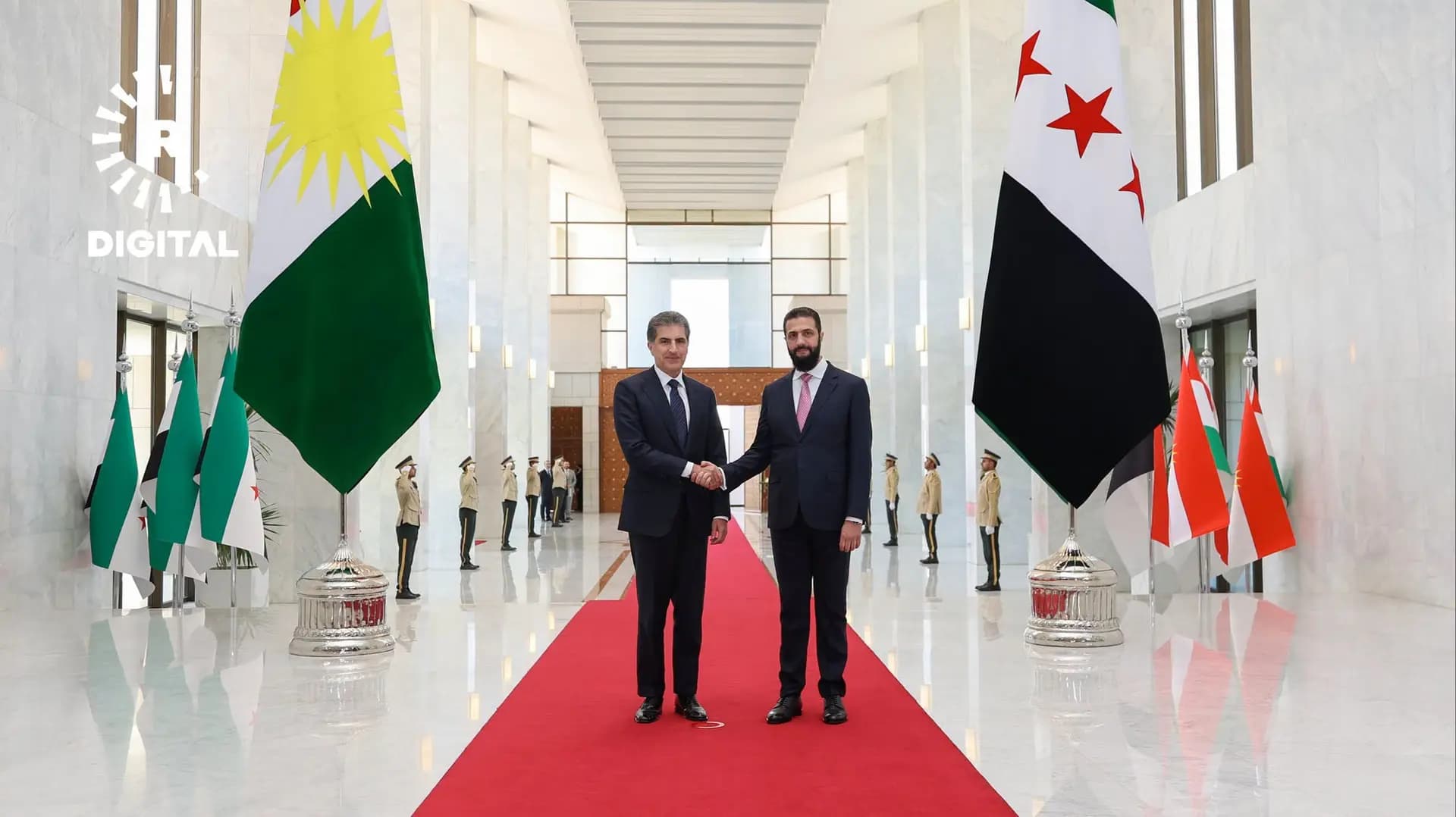 طوق ياسمين دمشقي لنيجيرفان بارزاني