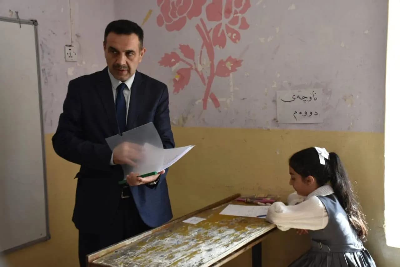 مدير الدراسة الكوردية في كركوك، كامَران علي