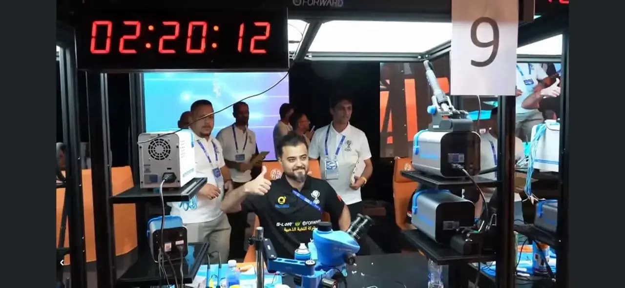 كوردي كركوكي يحطم رقماً قياسياً عالمياً في مسابقة ببغداد