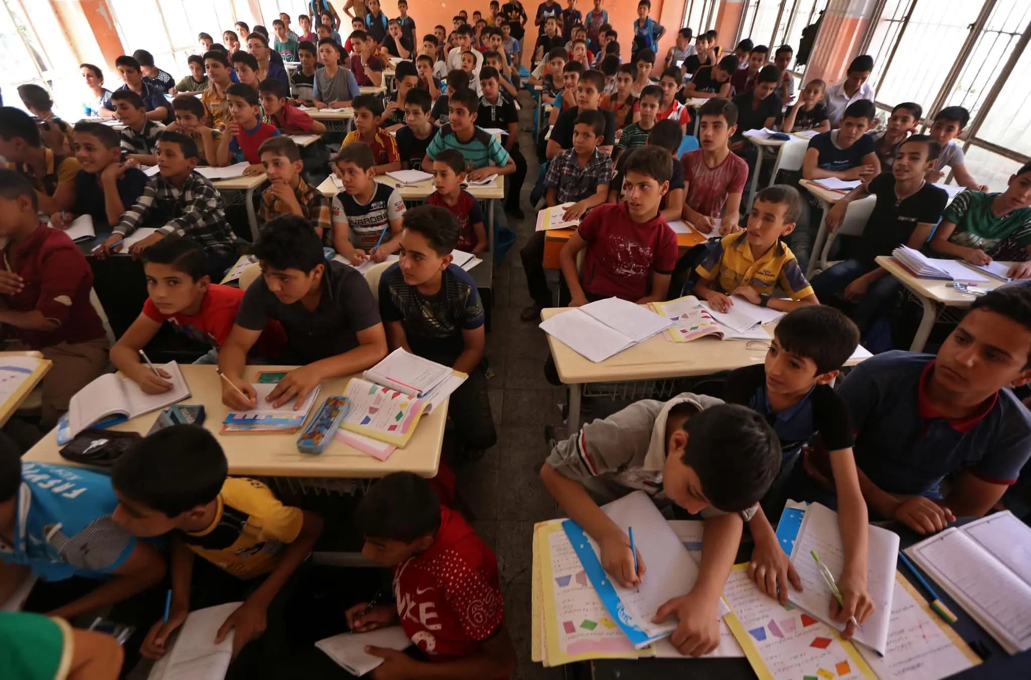 تلاميذ عراقيون