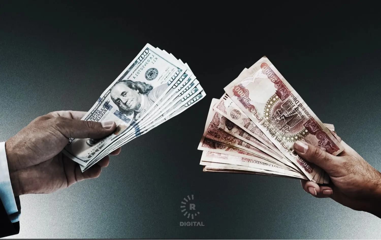 الدولار الأميركي والدينار العراقي - تصوير: بلند طاهر - رووداو