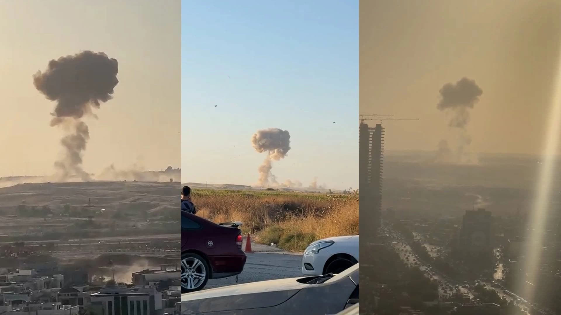 مصدر أمني لرووداو: الانفجار قرب مطار أربيل ليس ناتجاً عن هجوم
