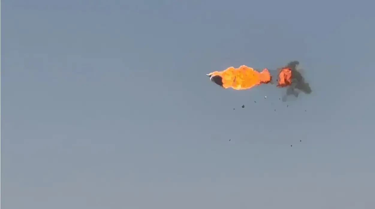 تدمير مسيّرة في سماء أربيل - صورة أرشيفية