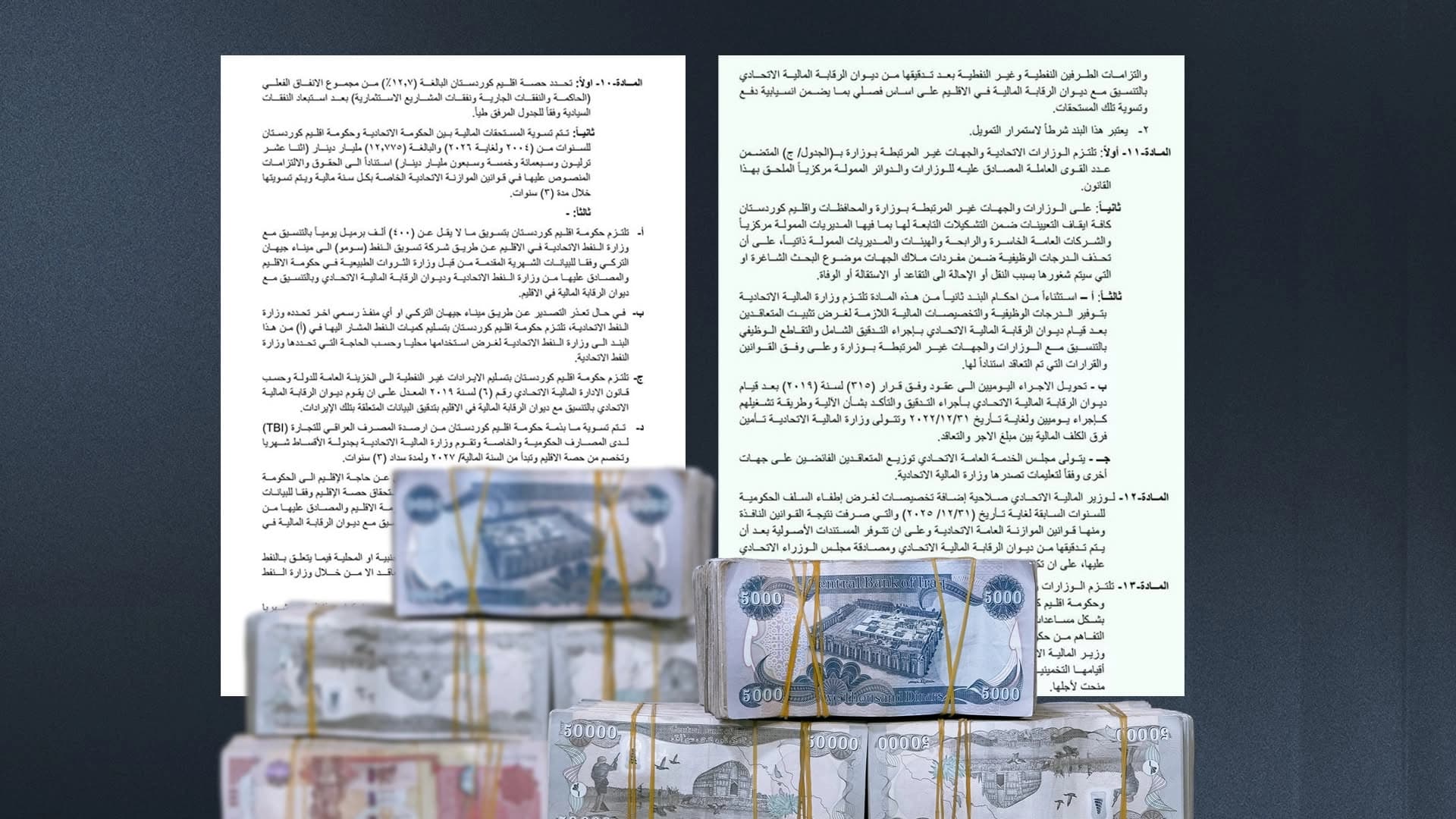 رووداو تنشر تفاصيل حصة إقليم كوردستان في موازنة 2027