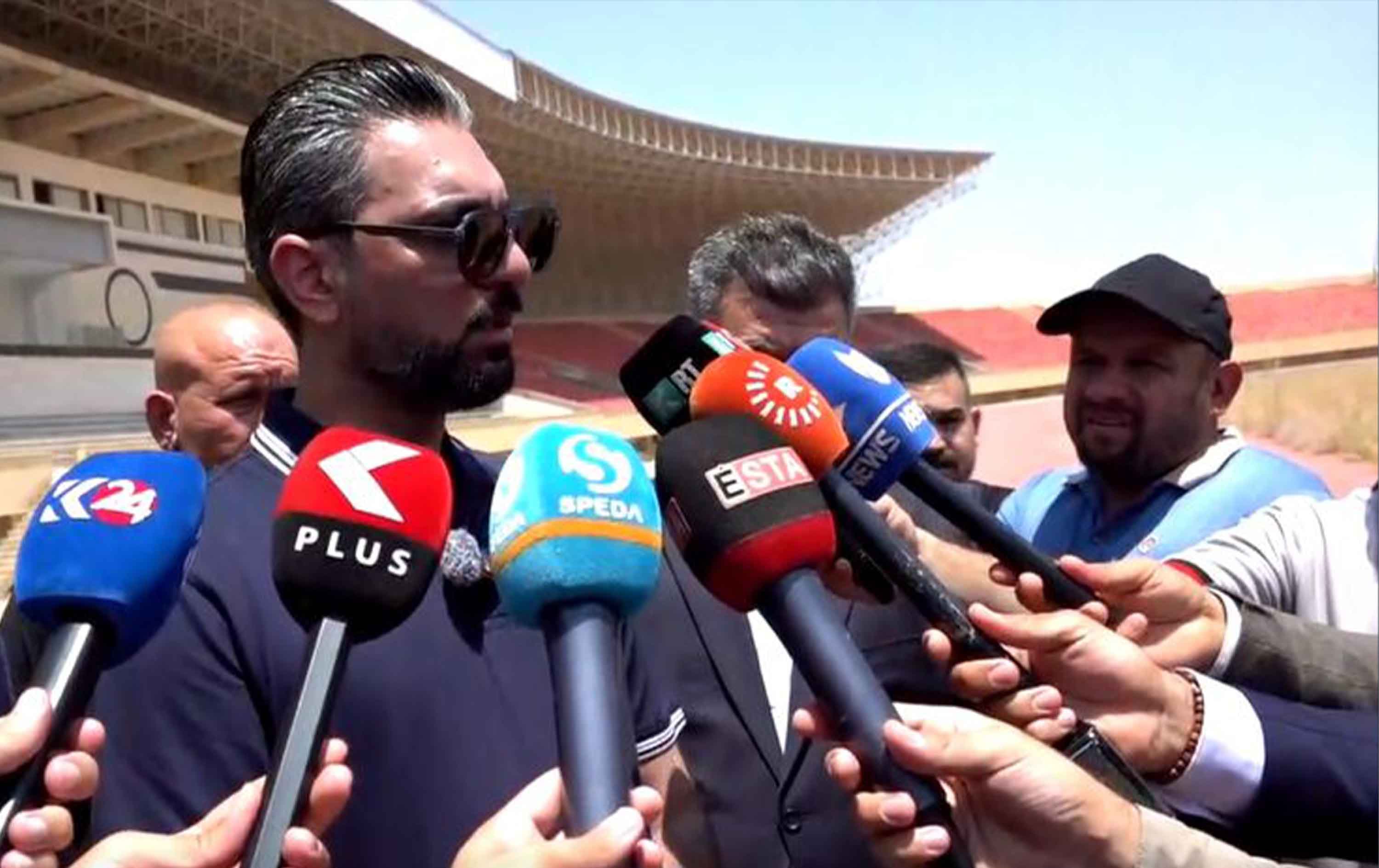 رئيس مجلس المحافظة لرووداو: سنمضي باتجاه الإنجاز الجزئي لمشروع ملعب كركوك