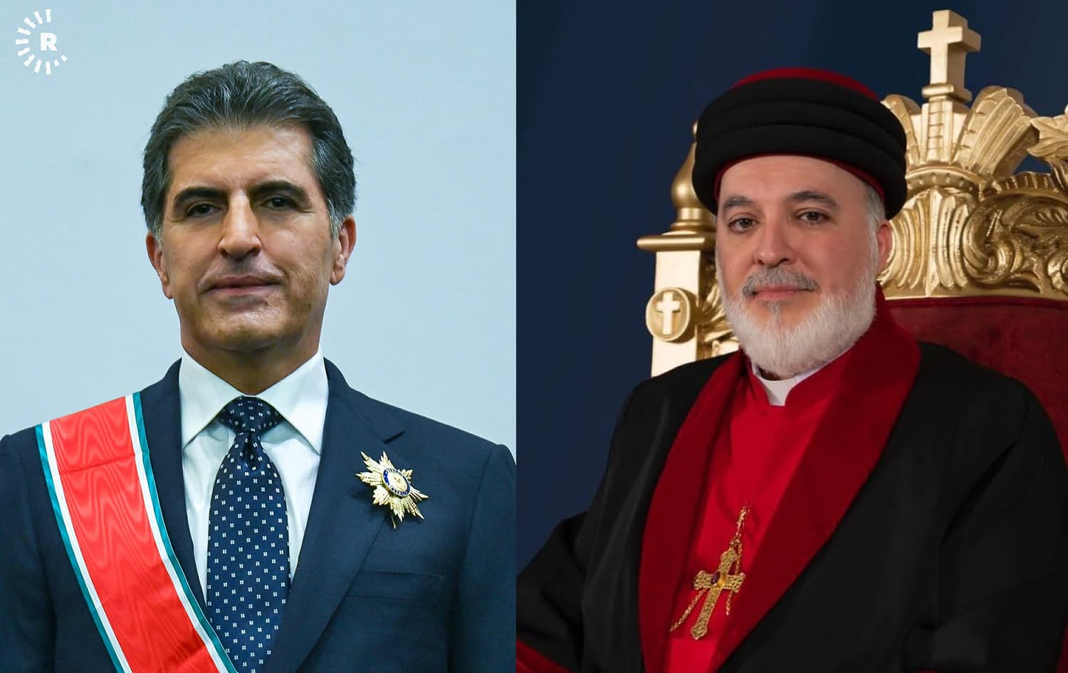 بطريرك كنيسة المشرق الآشورية يهنئ نيجيرفان بارزاني لمنحه أرفع وسام إيطالي