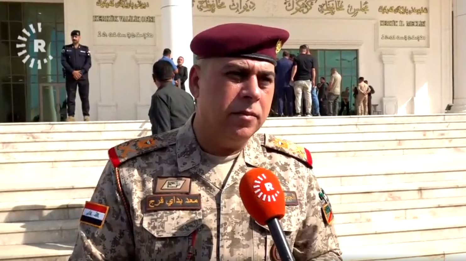 قائد عمليات كركوك لرووداو: سنغلق الفراغات الأمنية وتنسيقنا عالٍ مع البيشمركة
